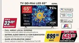 Trony TV QD-Mini LED 65" TCL offerta