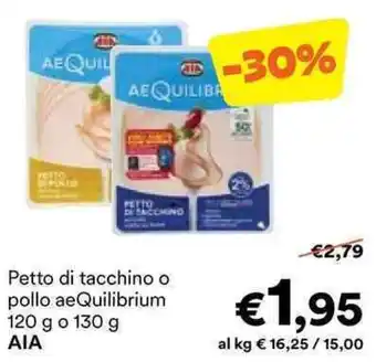Unes Petto di tacchino o pollo aeQuilibrium offerta