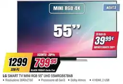 Trony LG SMART TV MINI RGB 55" offerta
