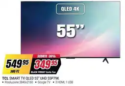 Trony TCL SMART TV QLED 55" UHD 55P79K offerta