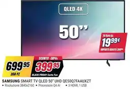 Trony SAMSUNG SMART TV QLED 50" UHD offerta