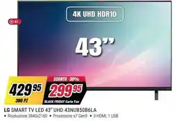 Trony LG SMART TV LED 43" UHD 43NU850B6LA offerta