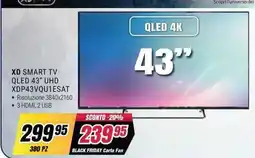 Trony XD SMART TV QLED 43" UHD offerta