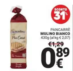 Supermercati Gulliver Pancarrè Mulino Bianco offerta