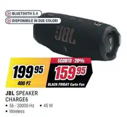Trony JBL SPEAKER CHARGE6 offerta