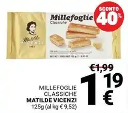 Supermercati Gulliver Millefoglie Classiche Matilde Vicenzi offerta