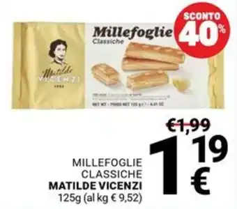 Supermercati Gulliver Millefoglie Classiche Matilde Vicenzi offerta