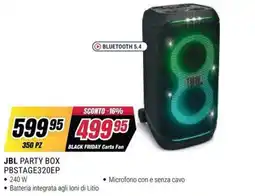 Trony JBL PARTY BOX PBSTAGE320EP offerta