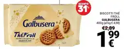 Supermercati Gulliver Biscotti Thé Froll Galbusera offerta