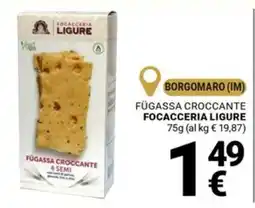 Supermercati Gulliver FÜGASSA CROCCANTE FOCACERIA LIGURE offerta