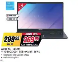 Trony ASUS NOTEBOOK VIVOBOK GO 15 E510KA-BR136WS offerta