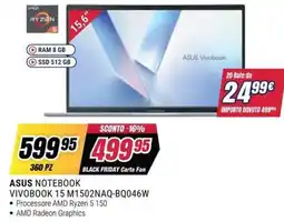Trony ASUS NOTEBOOK VIVOBOK 15 offerta