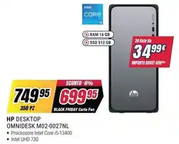 Trony HP DESKTOP OMNIDESK M02-0027NL offerta