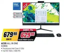 Trony ACER ALL IN ONE C242G offerta