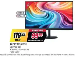 Trony ACERT MONITOR SB273GOBI offerta