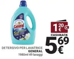 Supermercati Gulliver Detersivo per lavatrice General offerta