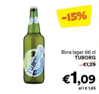 Unes Birra lager TUBORG offerta