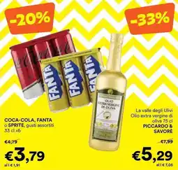 Unes Coca-Cola, Fanta o Sprite offerta