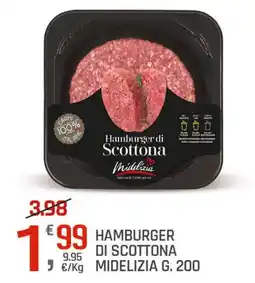 Supermercati Dok Hamburger di Scottona Midelizia offerta