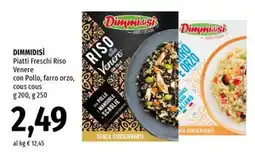 Famila Market DIMMIDISI Piatti Freschi Riso Venere offerta