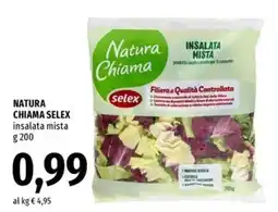 Famila Market Natura Chiama Selex insalata mista offerta