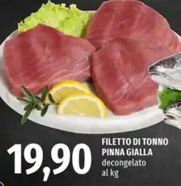 Famila Market Filetto di tonno pinna gialla offerta