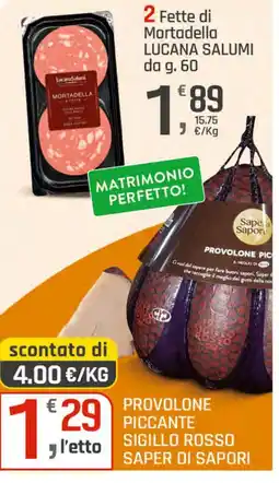 Supermercati Dok Mortadella Lucana Salumi offerta