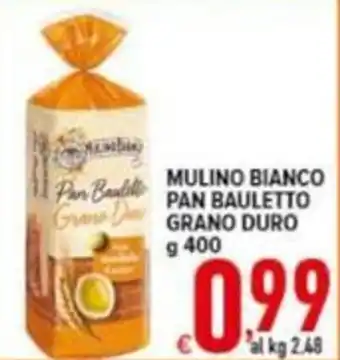 Iper Triscount MULINO BIANCO PAN BAULETTO GRANO DURO offerta