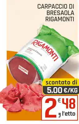Supermercati Dok Carpaccio di Bresaola Rigamonti offerta