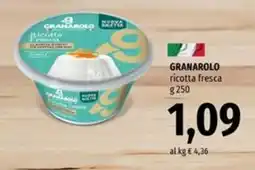 Famila Market GRANAROLO ricotta fresca offerta