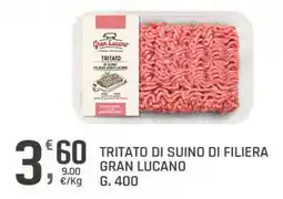 Supermercati Dok TRITATO DI SUINO DI FILIERA GRAN LUCANO offerta