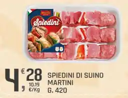 Supermercati Dok Spiedini di suino Martini offerta