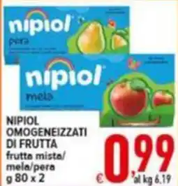 Iper Triscount Nipiol omogeneizzati di frutta offerta