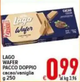 Iper Triscount Lago Wafer offerta