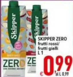 Iper Triscount Skipper SKIPPER ZERO frutti rossi/frutti gialli offerta