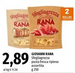 Famila Market Sfogliagrezza pasta fresca ripiena assortita offerta
