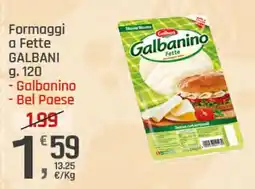 Supermercati Dok Formaggi a Fette GALBANI offerta