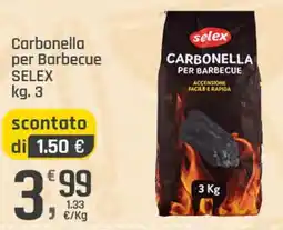 Supermercati Dok Carbonella per Barbecue SELEX offerta