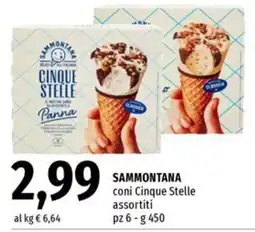 Famila Market Sammontana coni Cinque Stelle offerta