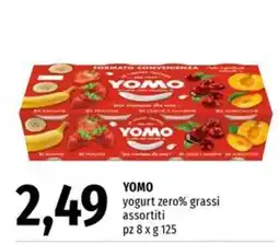 Famila Market YOMO yogurt zero% grassi assortiti offerta