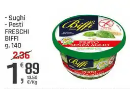Supermercati Dok Pesto senza aglio Biffi offerta