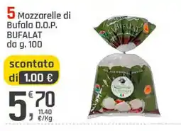 Supermercati Dok Mozzarelle di Bufala D.O.P. BUFA LAT offerta