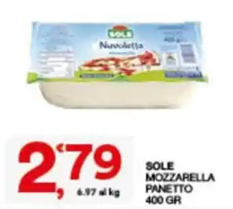 Sisa SOLE MOZZARELLA PANETTO offerta