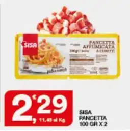 Sisa SISA Pancetta Affumicata a Cubetti offerta