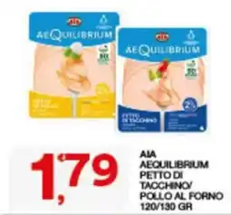 Sisa AIA AEQUILIBRIUM PETTO DI TACCHINO/ POLLO AL FORNO offerta