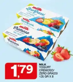 Sisa Milk Yogurt Cremoso/Zero Grassi offerta
