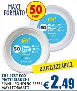 Europlanet Casa THE BEST ECO PIATTI BIANCHI offerta