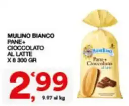 Sisa Mulino Bianco Pane+ Cioccolato al Latte offerta