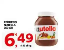 Sisa Nutella offerta