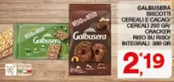 Sisa Galbusera Biscotti Cereali e Cacao offerta